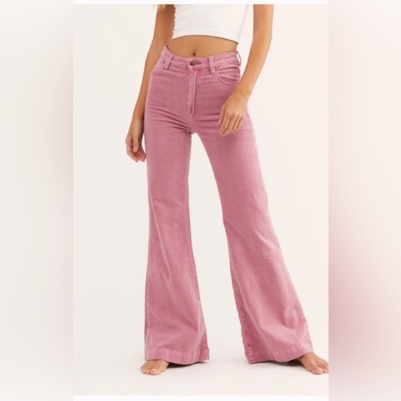 ROLLA'S Denim - Rollas East Coast Flare Corduroy Jeans Sz 28 in Pink
